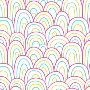 doodle rainbow 