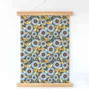 Sunflowers fields in Navy  7x7