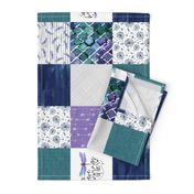 Dragonfly//With Brave wings she flies - Wholecloth Cheater Quilt - Rotated