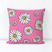 Pop Daisies on Pink