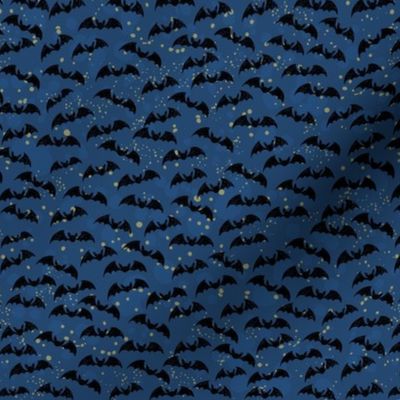 Little Bats Navy Pattern