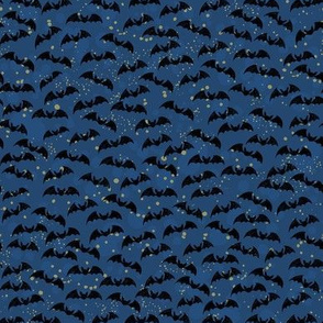 Little Bats Navy Pattern