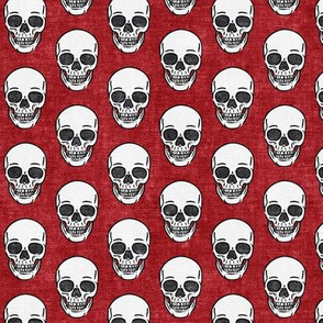 skulls - red skull - halloween - LAD20