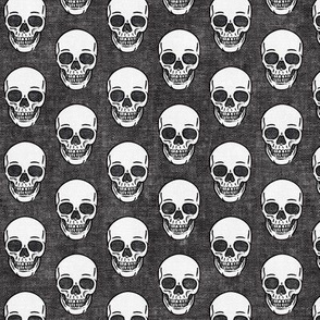 skulls - grey skull - halloween - LAD20