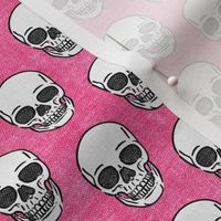 skulls - pink skull - halloween - LAD20