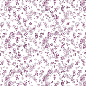 Isolated Cells - Magenta on White