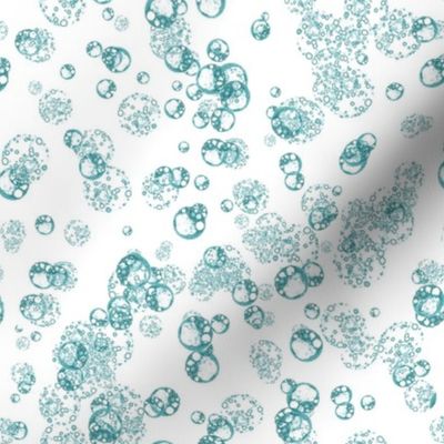 Isolated Cells - Teal on White