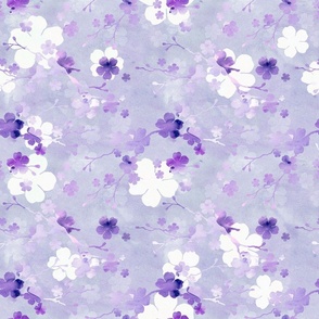 Lavender Chinese cherry blossom
