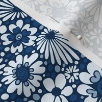 Classic Blue Limited Palette - Heart Flowers-Smaller