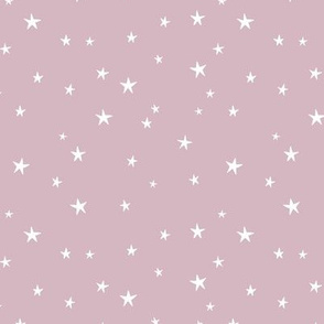 Messy stars little boho starry night universe minimal trend nursery mauve lilac white