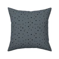 Messy stars little boho starry night universe minimal trend nursery charcoal gray black