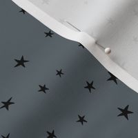 Messy stars little boho starry night universe minimal trend nursery charcoal gray black