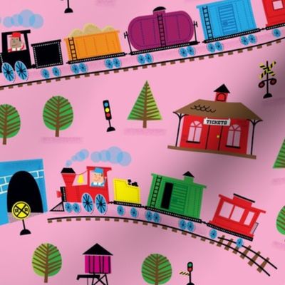 Trains Pink