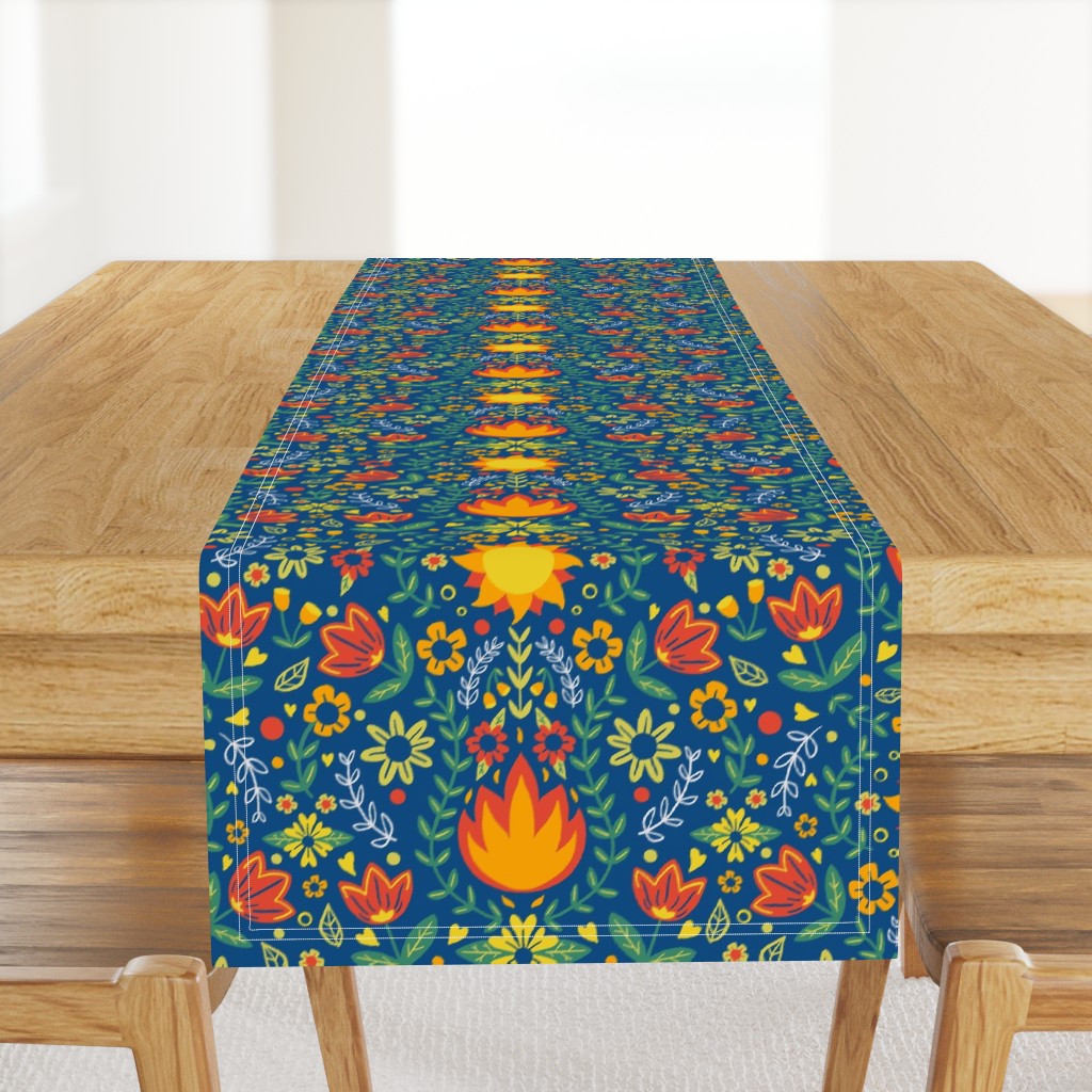 Scandinavian Midsummer Bonfire Floral