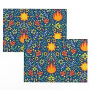 Scandinavian Midsummer Bonfire Floral