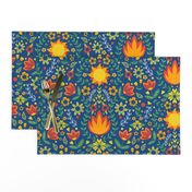 Scandinavian Midsummer Bonfire Floral