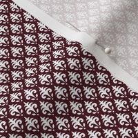 Mini Jacquard- Harvest Storm - Mahogany 