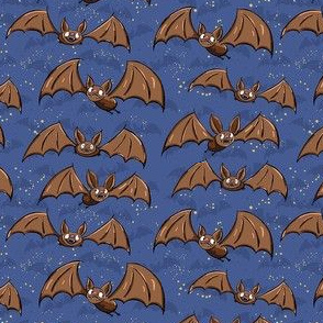 Bats - Small - Cute blue and black  