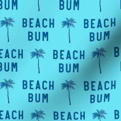 beach bum - blue on blue - C20BS