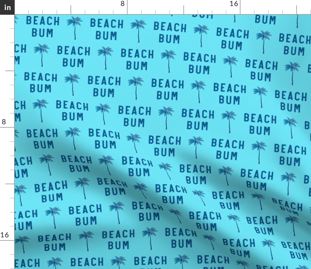 beach bum - blue on blue - C20BS