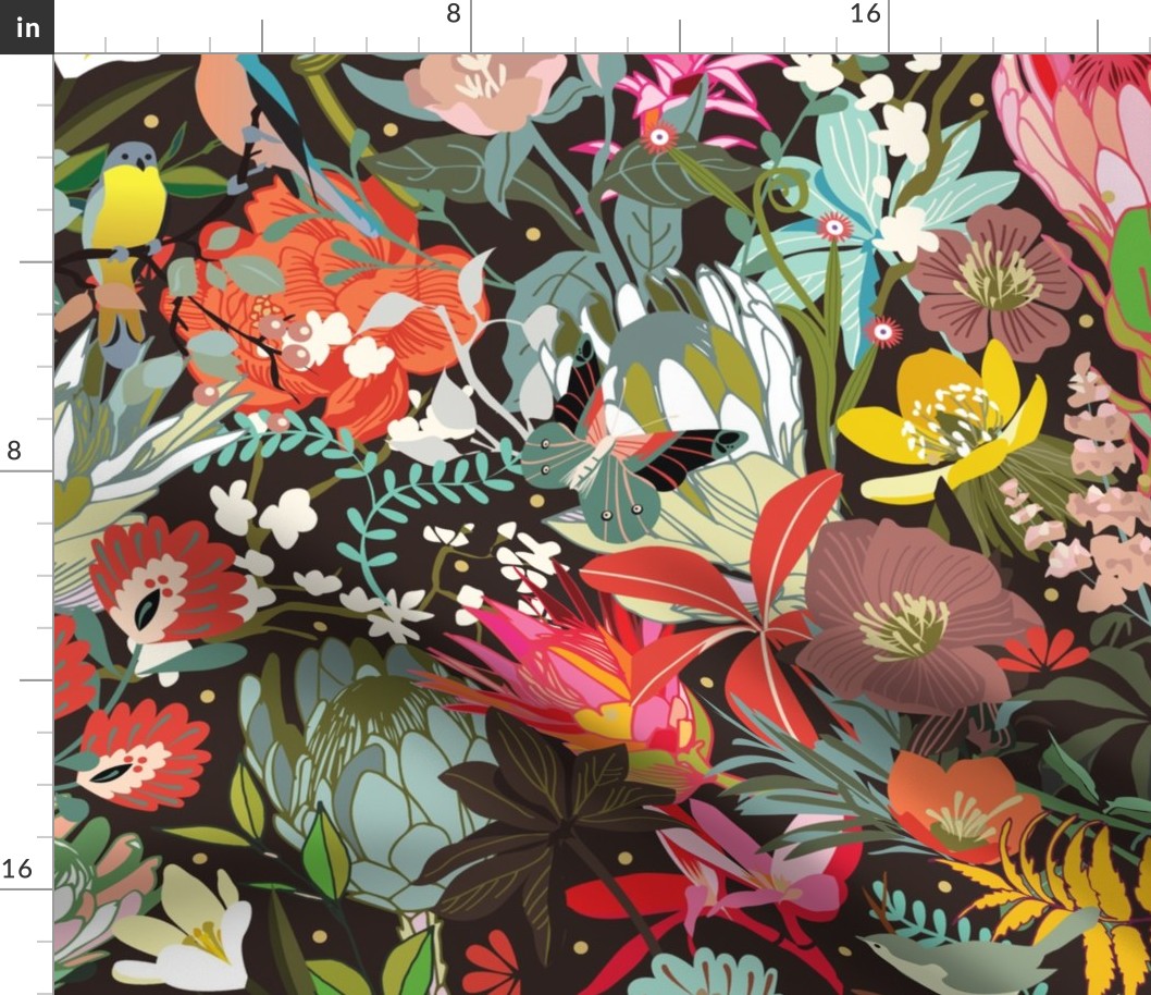 Floral maximalism | large