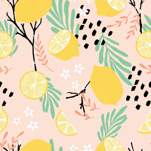 Fruit Lemon Pattern 03