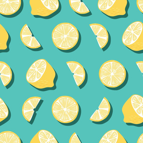 Fruit Lemon Pattern 05