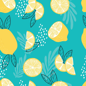 Fruit Lemon Pattern 08