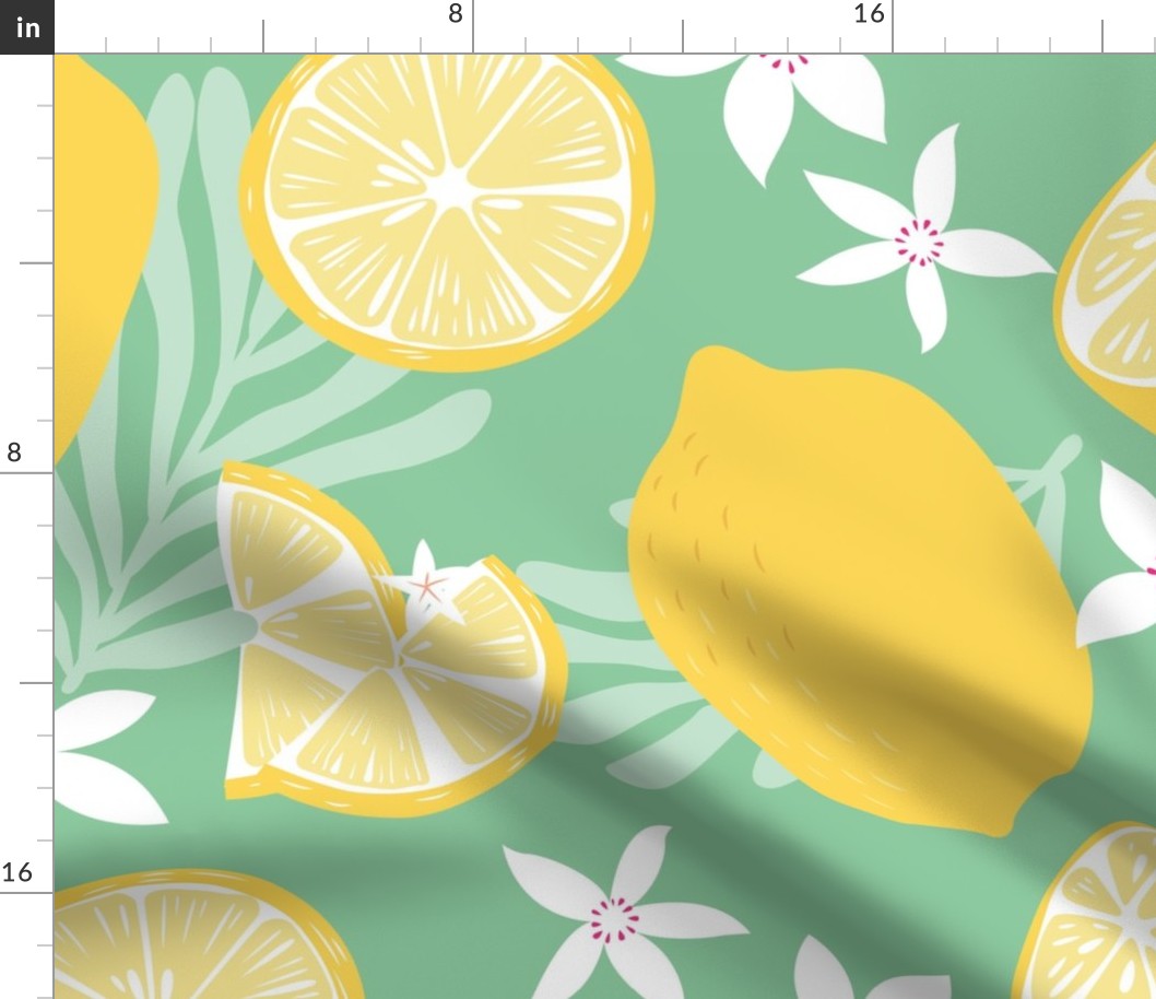 Fruit Lemon Pattern 010