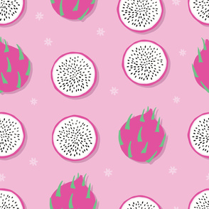 Fruit Dragon Fruit Pattern 031