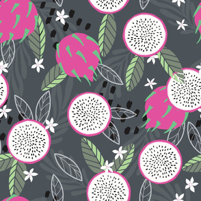 Fruit Dragon Fruit Pattern 034