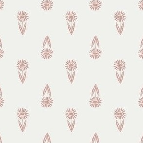 daisy block print fabric - sfx1512