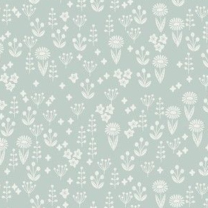 meadow floral - autumn floral fabric -sfx6205