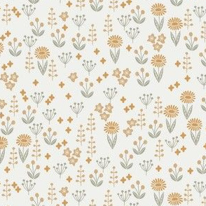 meadow floral - autumn floral fabric - sfx1144, sfx 1225