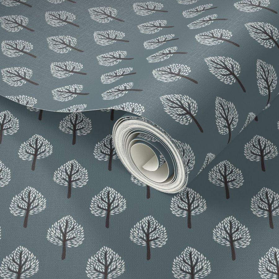 tree fabric - interiors fabric - tree wallpaper - sfx4011