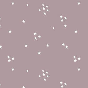 All in the stars spots of sparkle make a wish basic universe print neutral nursery lilac purple white
