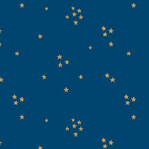 All in the stars spots of sparkle make a wish basic universe print neutral nursery navy blue golden