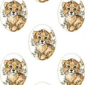 4" Raja the Cheetah Cub