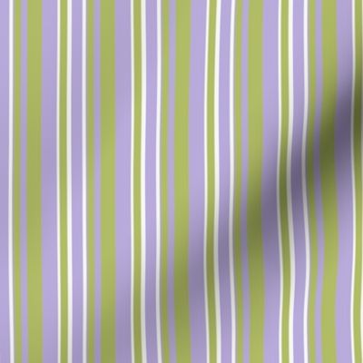 stripes green/lavender