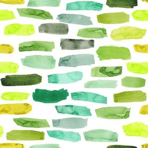 Gradient Green Bricks