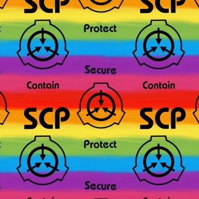 The Scp Symbol - Scp Foundation Emoji,Rainbow Flag Crossed Out