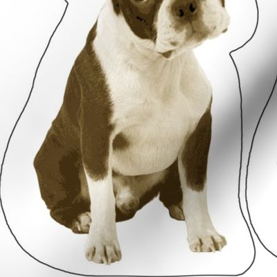 boston terrier pillow