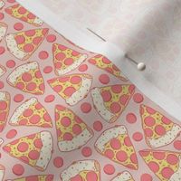 Pastel Pink Pepperoni Pizza Party - Tiny