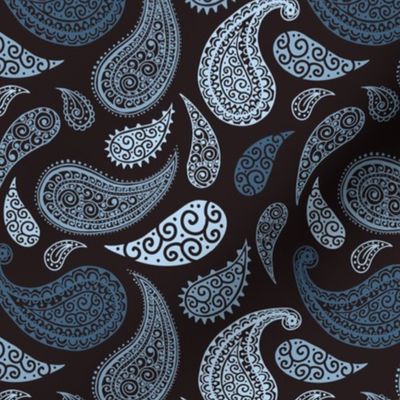 Paisley Dark Blue