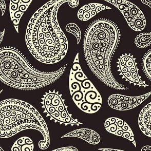 Classic Paisley on Dark