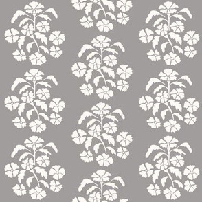 French Floral - Grey