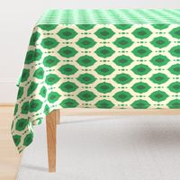 Kelly Green Ikat