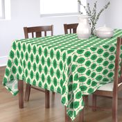 Kelly Green Ikat