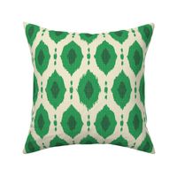 Kelly Green Ikat