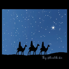 Wise Men, Christmas, star, wall hanging, pillow